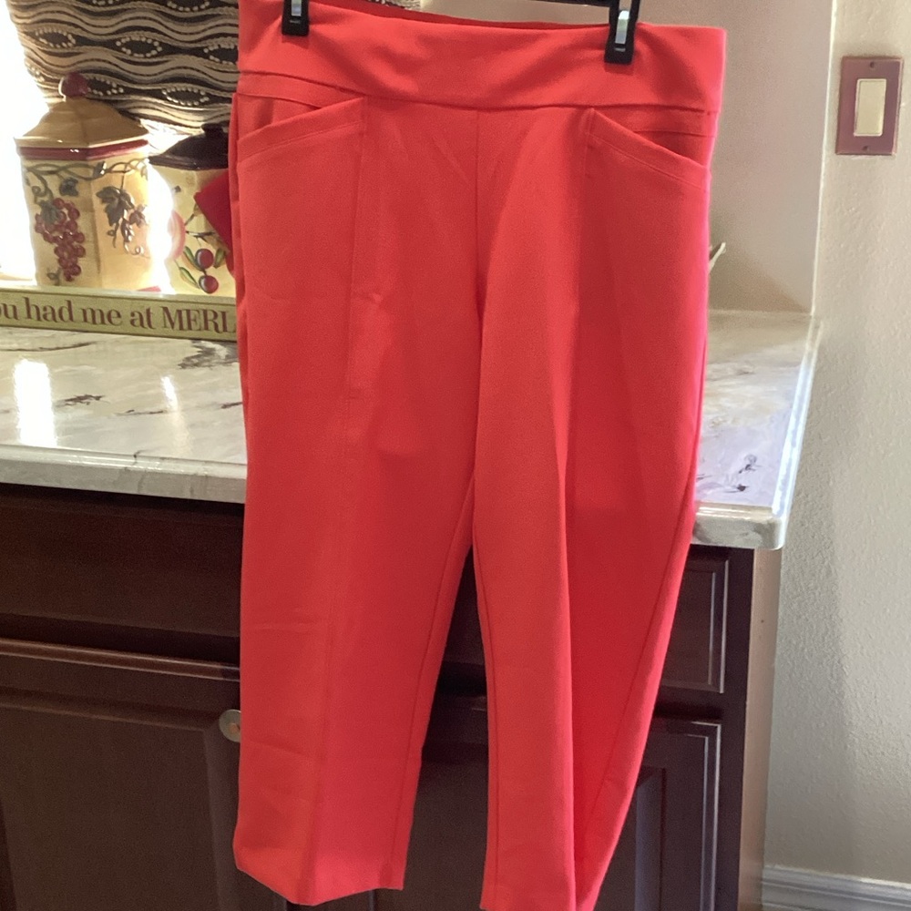 Women's Orange Golf Pants